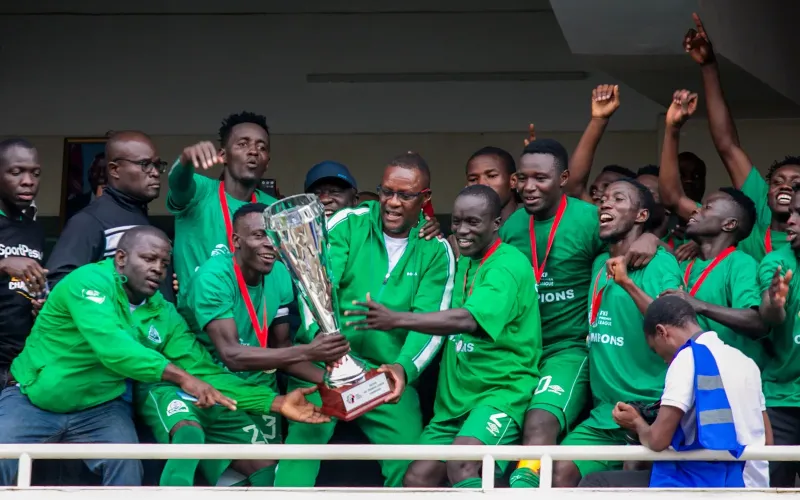 Celebrating Gor Mahia – Kenyan Premier League Champions.